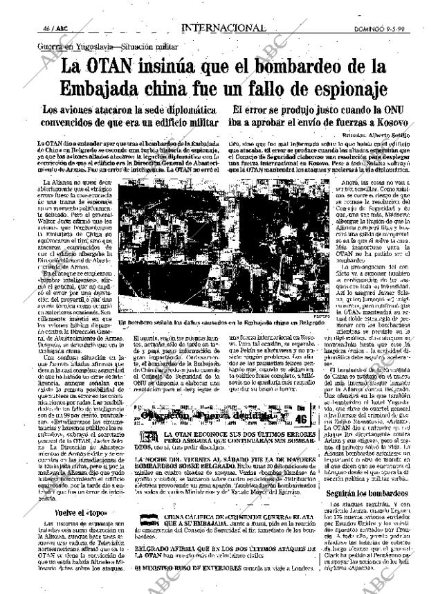 ABC MADRID 09-05-1999 página 46