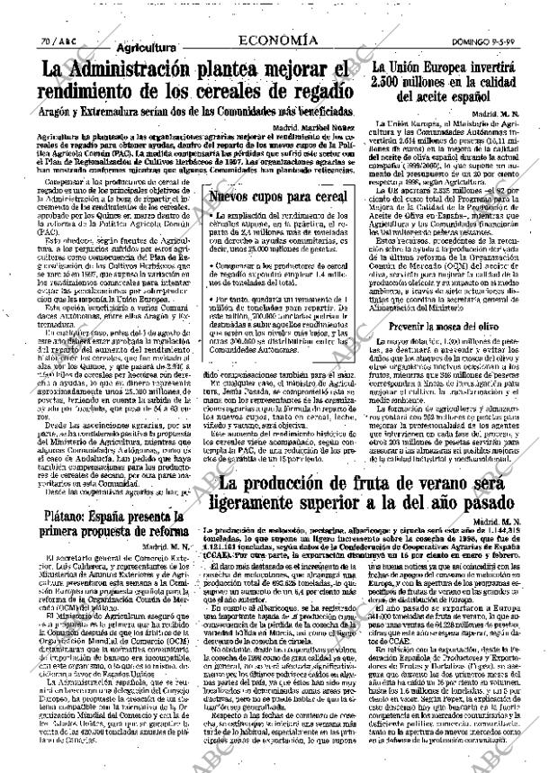 ABC MADRID 09-05-1999 página 70