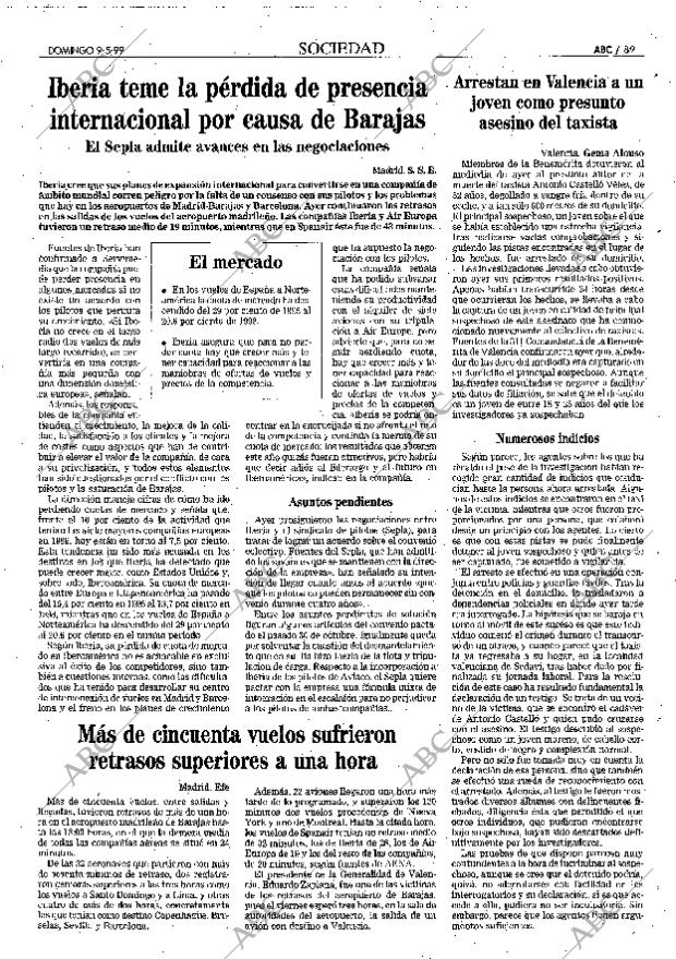 ABC MADRID 09-05-1999 página 89