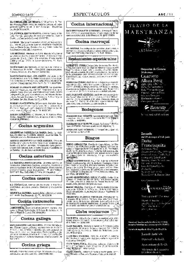 ABC SEVILLA 09-05-1999 página 111