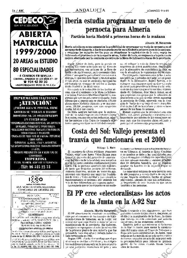 ABC SEVILLA 09-05-1999 página 54