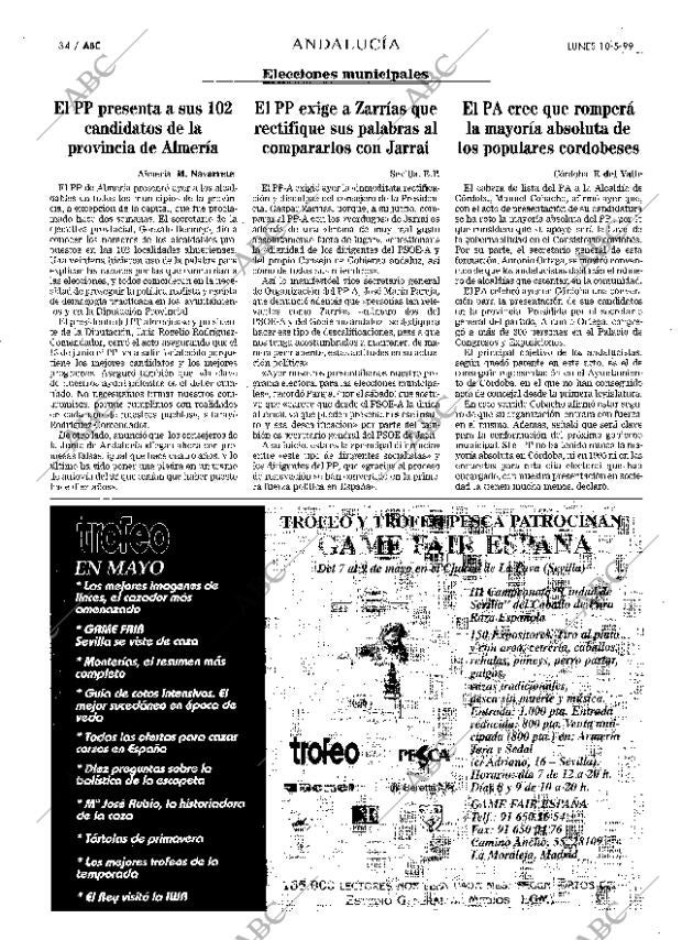 ABC SEVILLA 10-05-1999 página 34