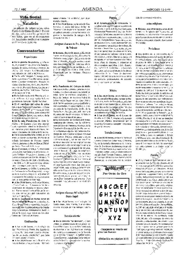 ABC SEVILLA 12-05-1999 página 72