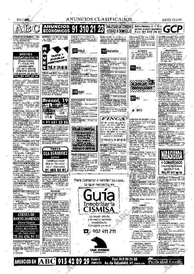 ABC MADRID 13-05-1999 página 104