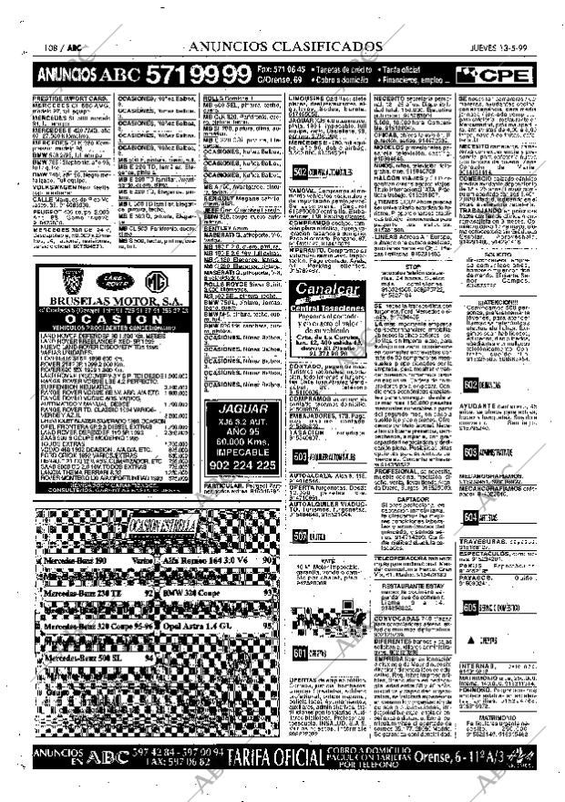 ABC MADRID 13-05-1999 página 108