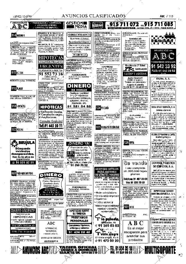 ABC MADRID 13-05-1999 página 115