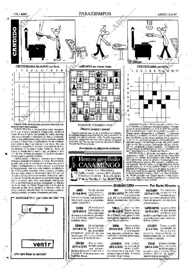 ABC MADRID 13-05-1999 página 118