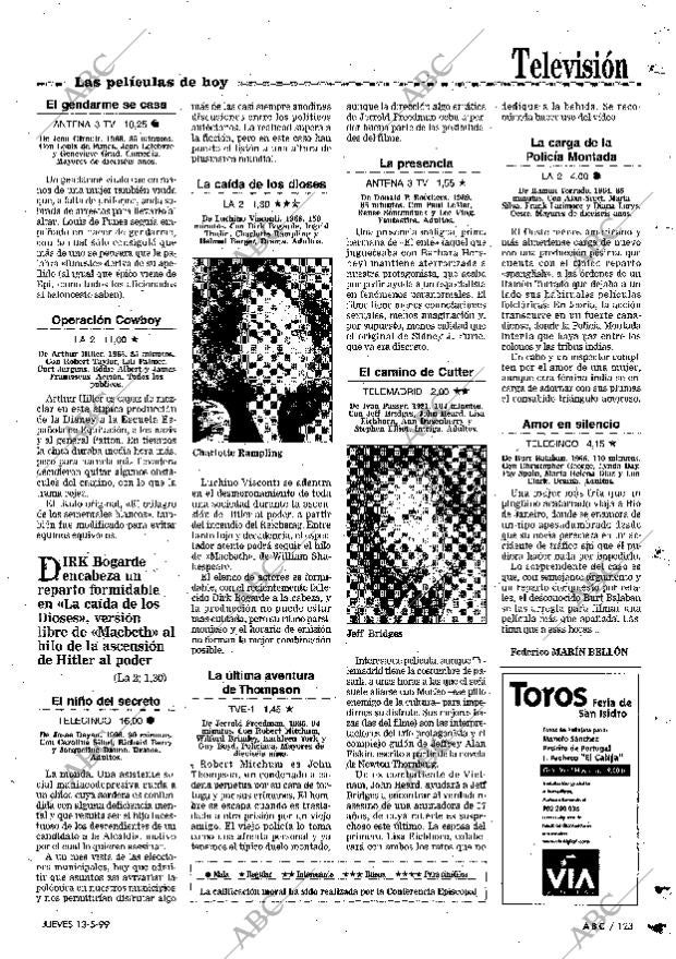 ABC MADRID 13-05-1999 página 123
