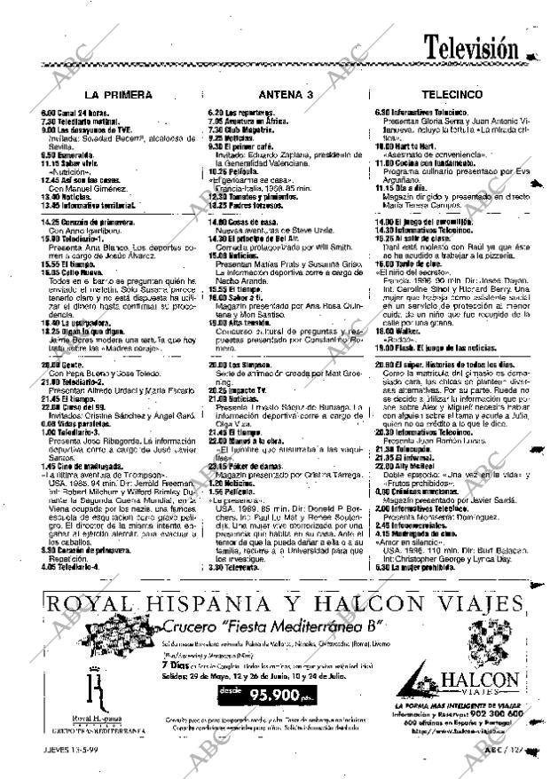 ABC MADRID 13-05-1999 página 127
