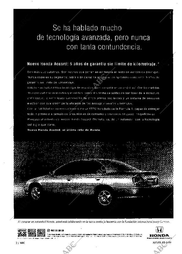 ABC MADRID 13-05-1999 página 2