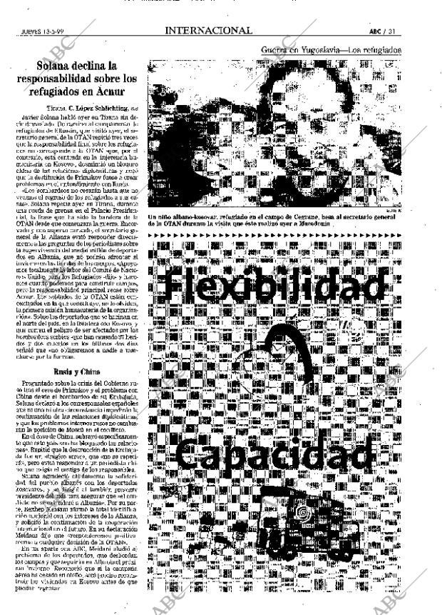 ABC MADRID 13-05-1999 página 31