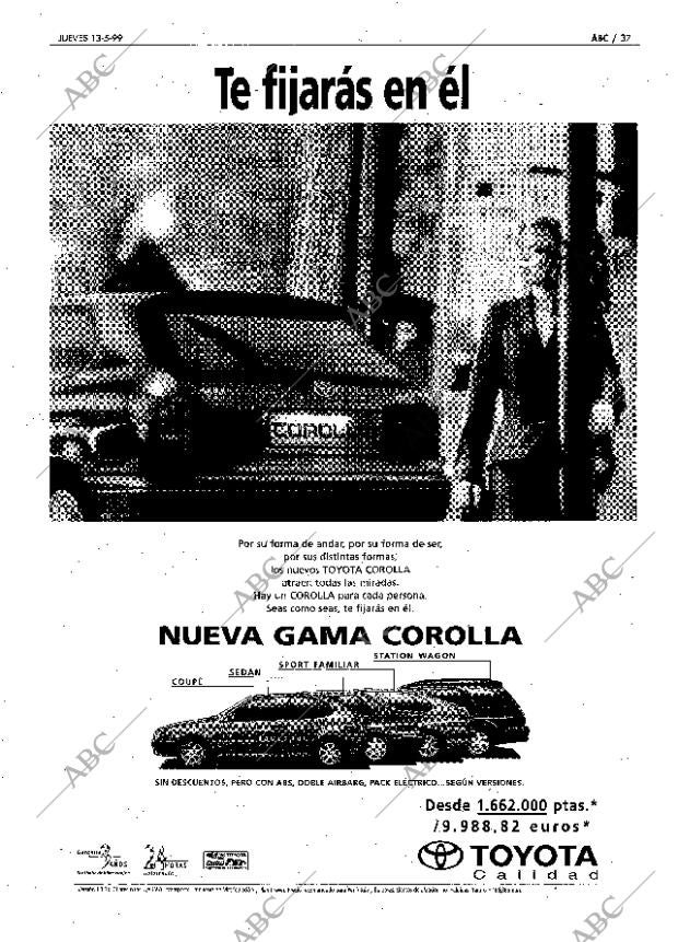 ABC MADRID 13-05-1999 página 37
