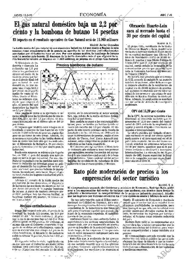 ABC MADRID 13-05-1999 página 41