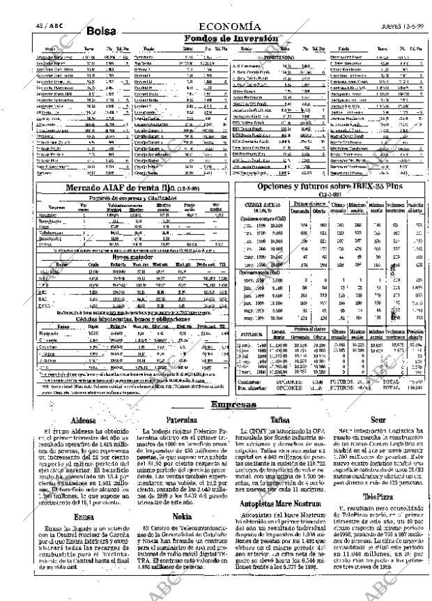 ABC MADRID 13-05-1999 página 48