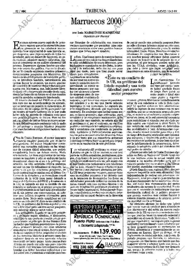 ABC MADRID 13-05-1999 página 52