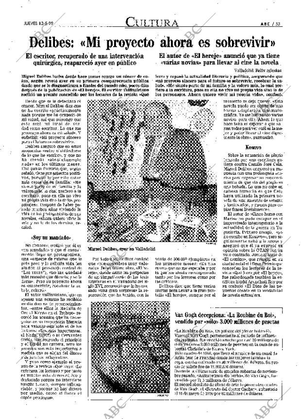 ABC MADRID 13-05-1999 página 53
