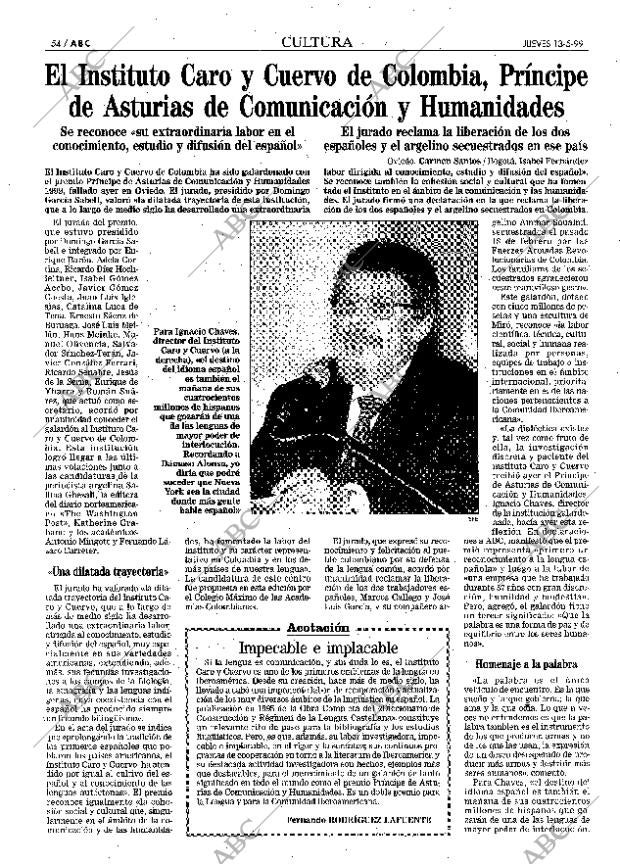 ABC MADRID 13-05-1999 página 54
