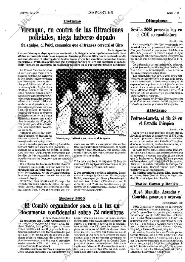 ABC MADRID 13-05-1999 página 81