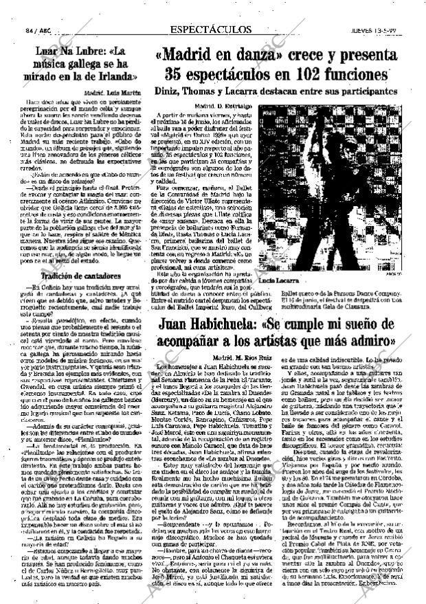 ABC MADRID 13-05-1999 página 84