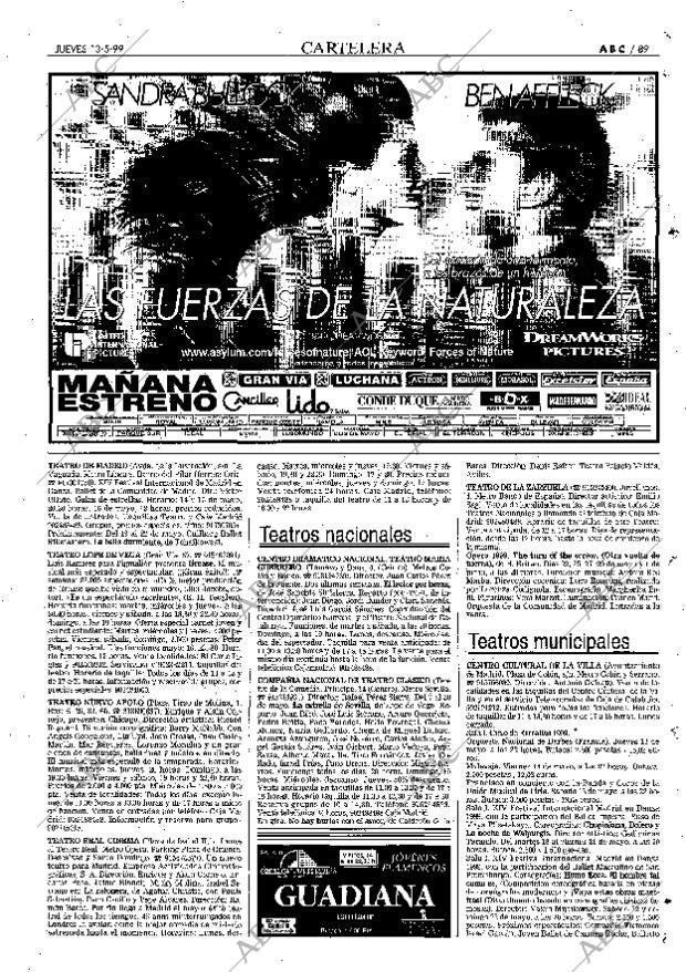 ABC MADRID 13-05-1999 página 89
