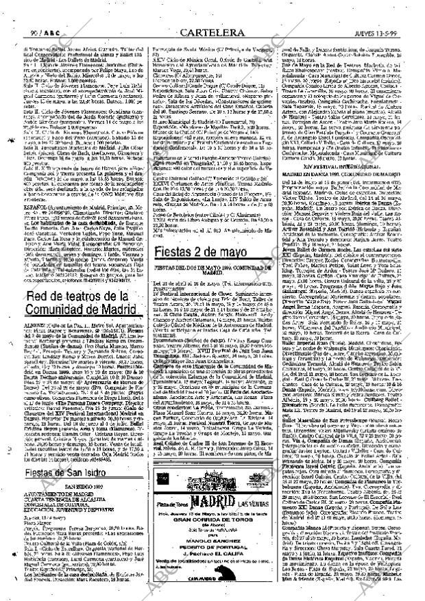 ABC MADRID 13-05-1999 página 90