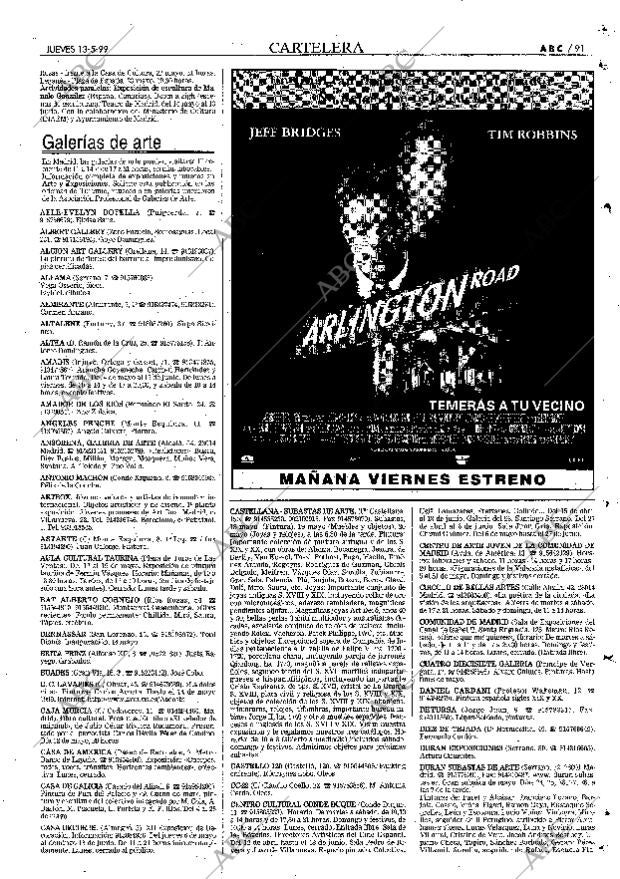 ABC MADRID 13-05-1999 página 91