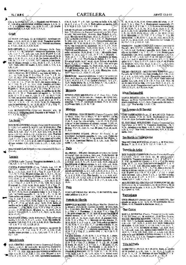 ABC MADRID 13-05-1999 página 96