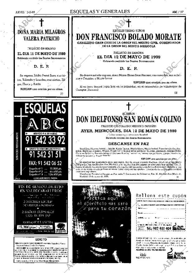 ABC MADRID 13-05-1999 página 97