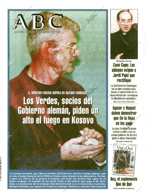 ABC MADRID 14-05-1999 página 1