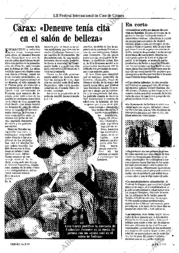 ABC MADRID 14-05-1999 página 111