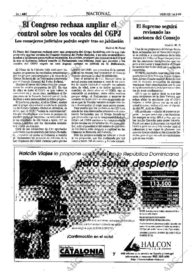 ABC MADRID 14-05-1999 página 26