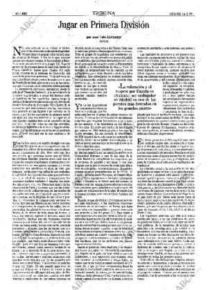 ABC MADRID 14-05-1999 página 40