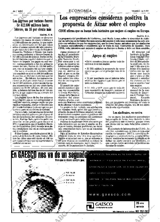 ABC MADRID 14-05-1999 página 44
