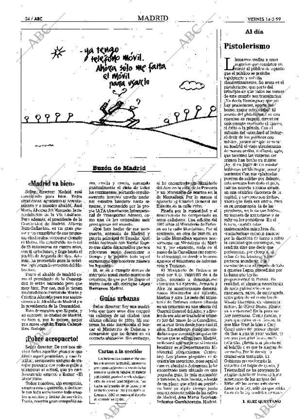 ABC MADRID 14-05-1999 página 54
