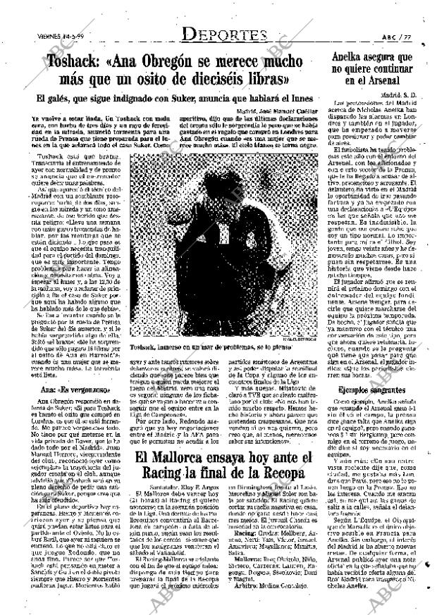 ABC MADRID 14-05-1999 página 77