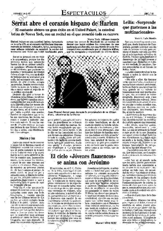 ABC MADRID 14-05-1999 página 81