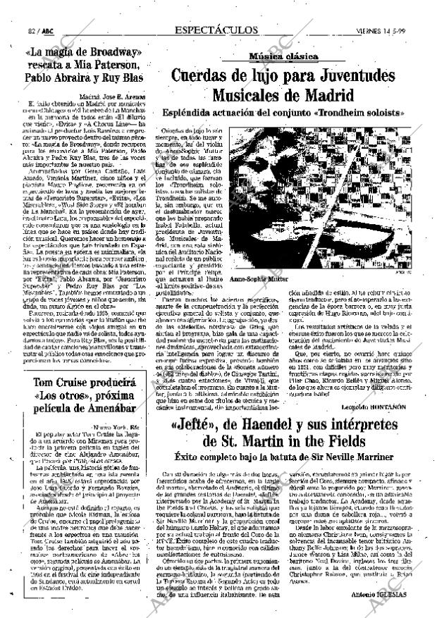 ABC MADRID 14-05-1999 página 82