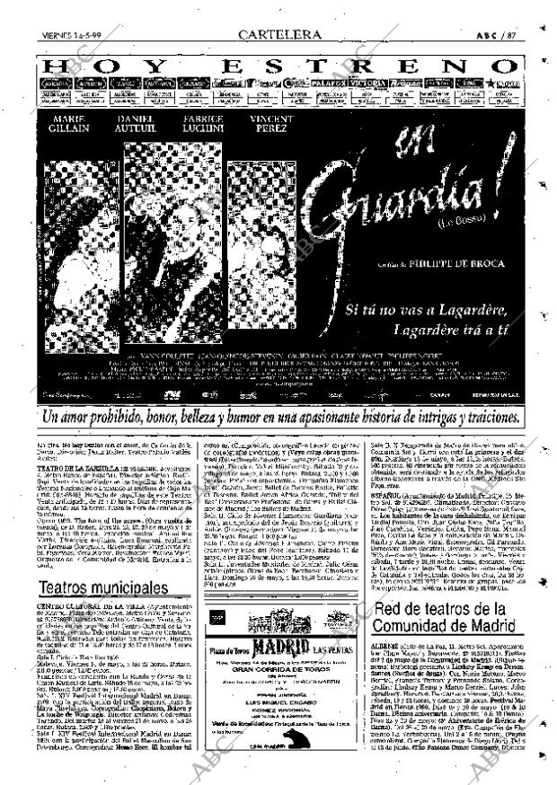 ABC MADRID 14-05-1999 página 87