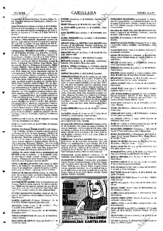 ABC MADRID 14-05-1999 página 90