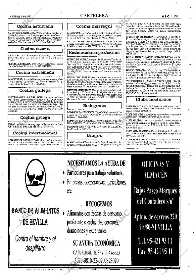ABC SEVILLA 14-05-1999 página 101