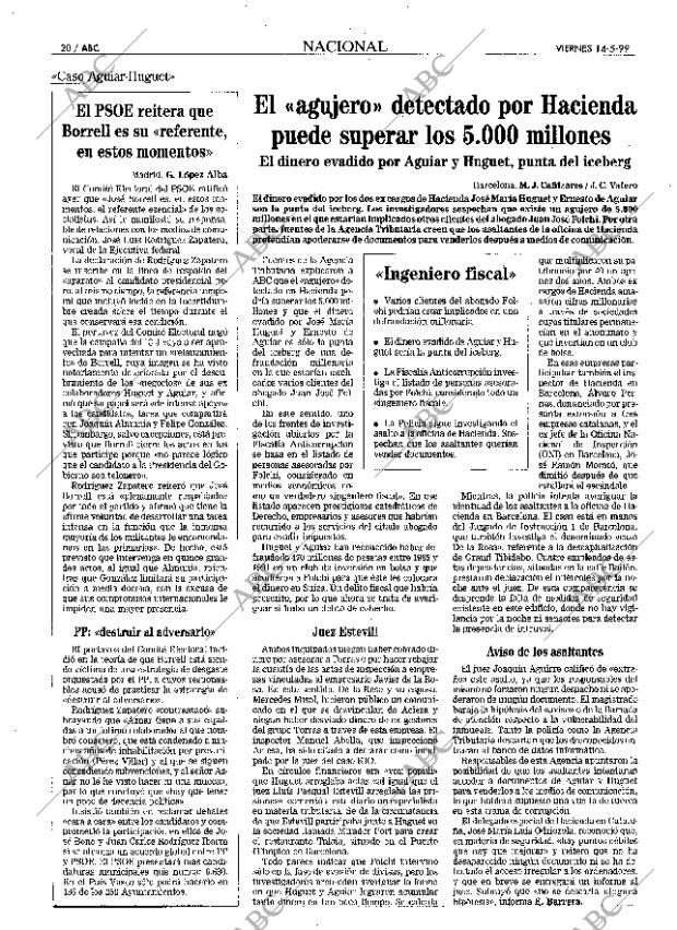 ABC SEVILLA 14-05-1999 página 20