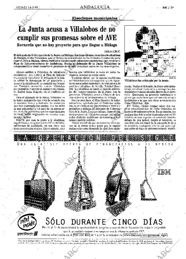 ABC SEVILLA 14-05-1999 página 39