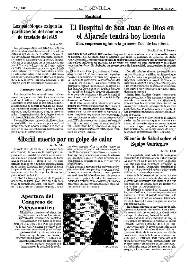 ABC SEVILLA 14-05-1999 página 58