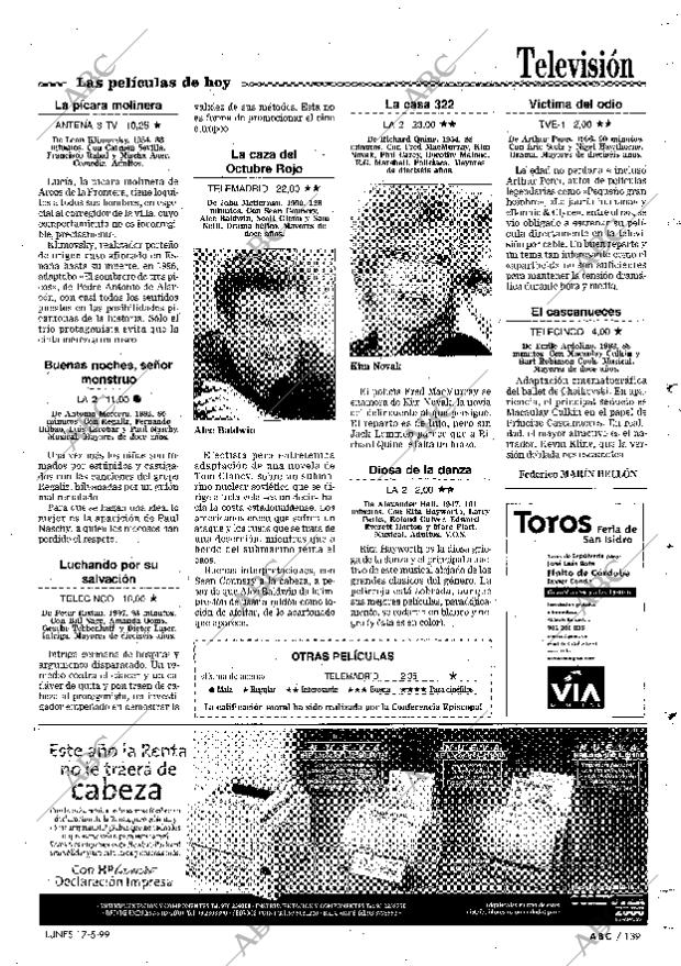 ABC MADRID 17-05-1999 página 139