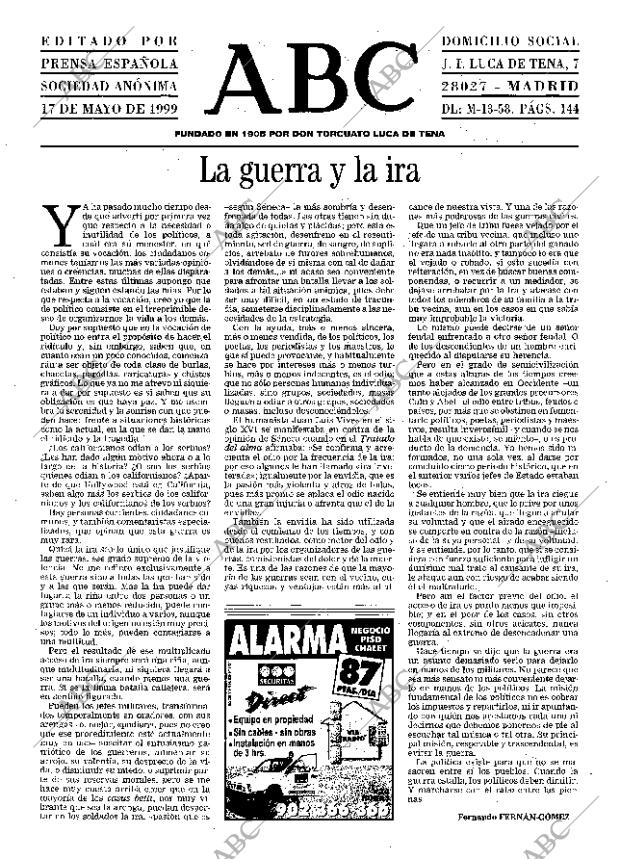 ABC MADRID 17-05-1999 página 3