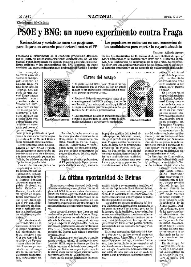 ABC MADRID 17-05-1999 página 32