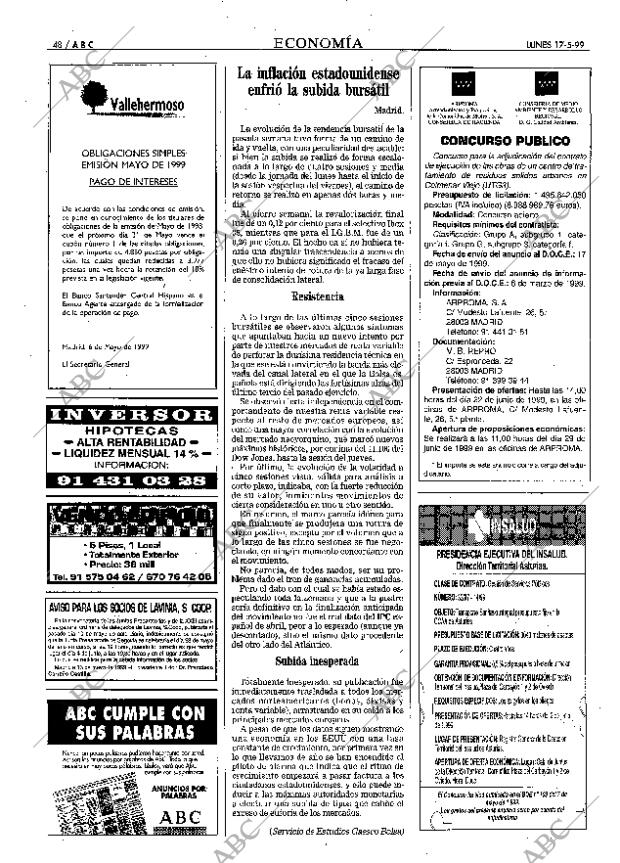 ABC MADRID 17-05-1999 página 48