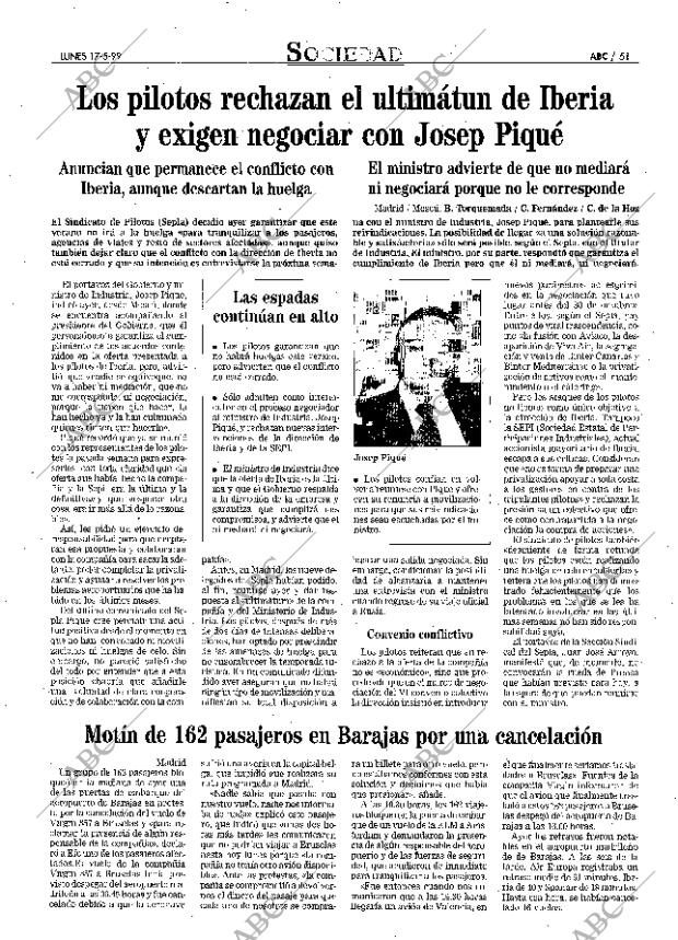 ABC MADRID 17-05-1999 página 51