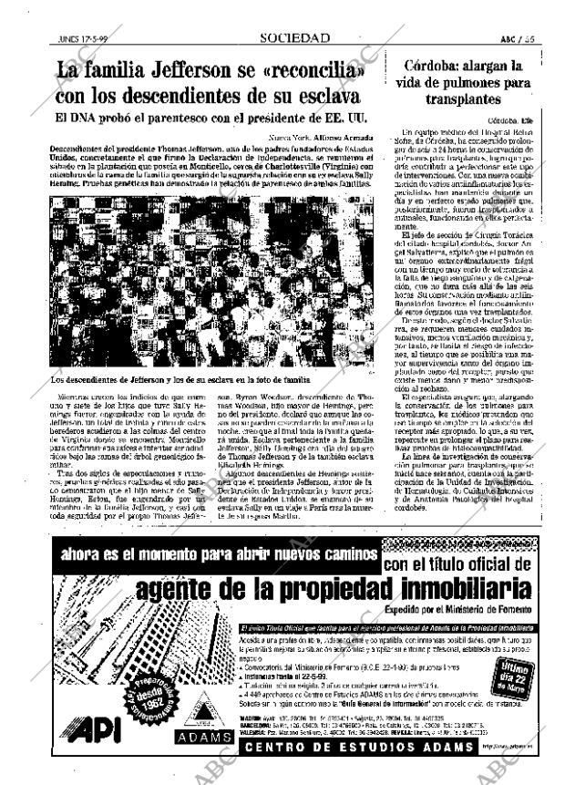 ABC MADRID 17-05-1999 página 55