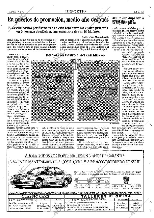 ABC SEVILLA 17-05-1999 página 73